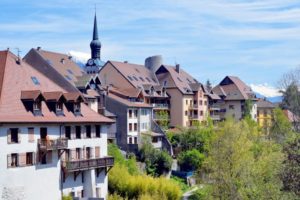 Vue de l'hôtel Les Afforets à La Roche-sur-Foron